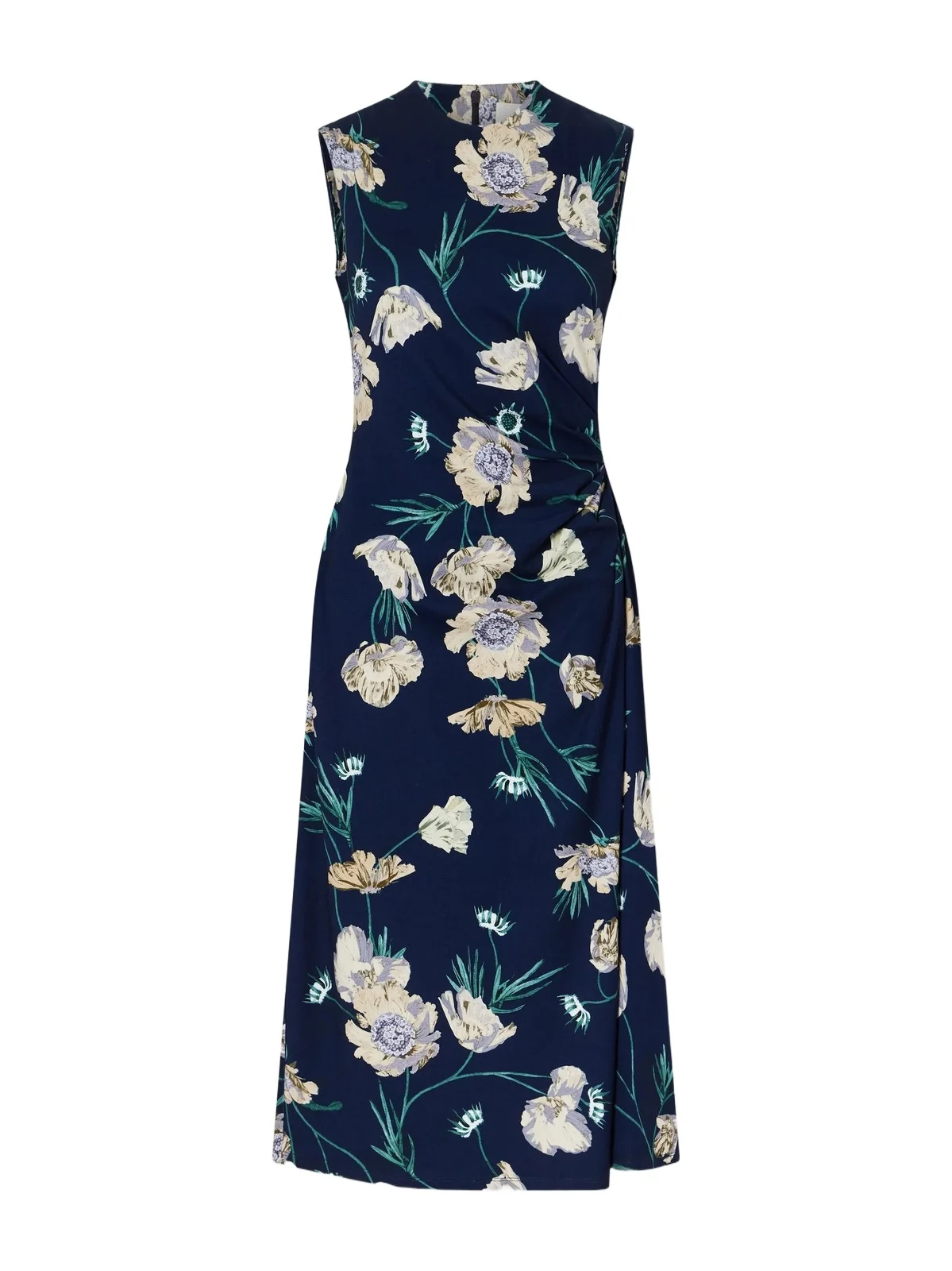 Floral Printed Ponte Midi Dress Floral Printed Ponte Midi Dress