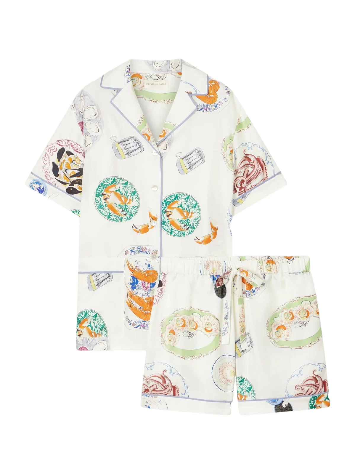 Ingo Printed Silk-satin Pajama Set Ingo Printed Silk-satin Pajama Set