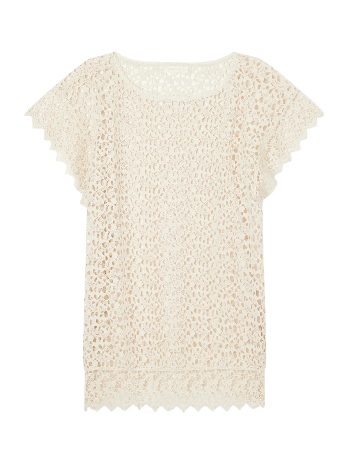Kristina Crochet-knit Cotton Mini Dress Kristina Crochet-knit Cotton Mini Dress