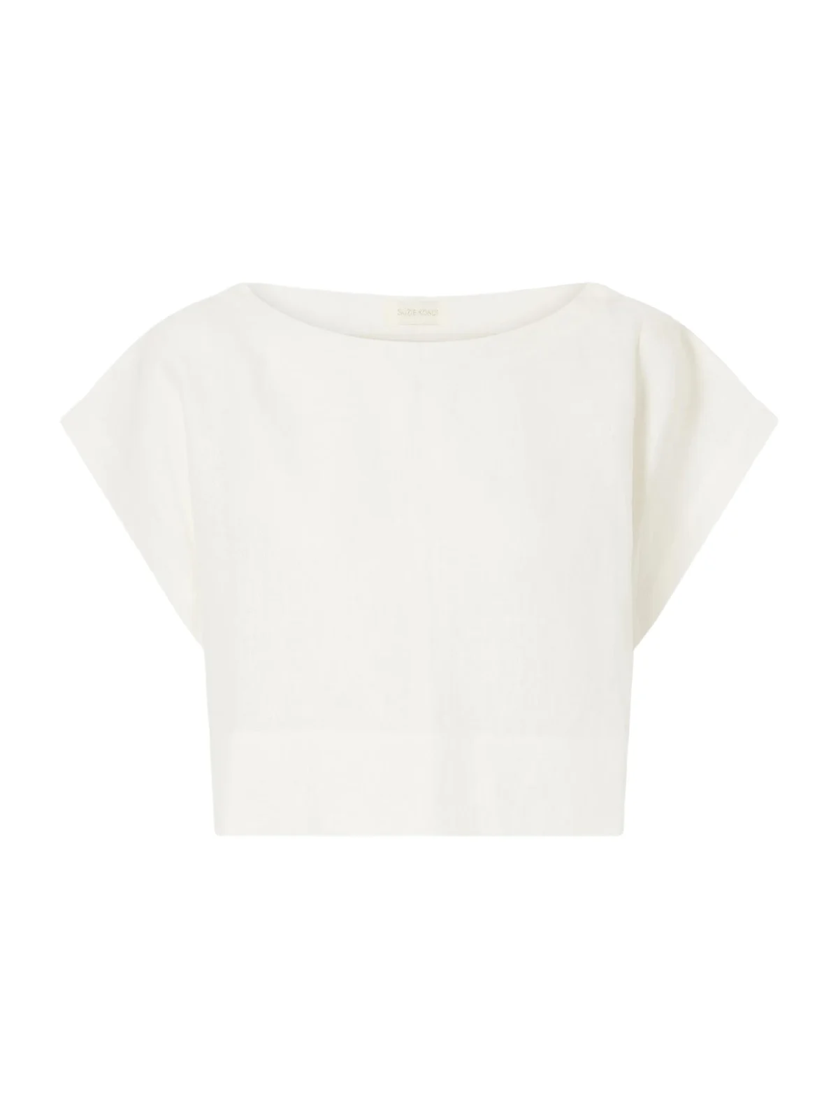 Suzie Kondi Kori Cropped Linen Top