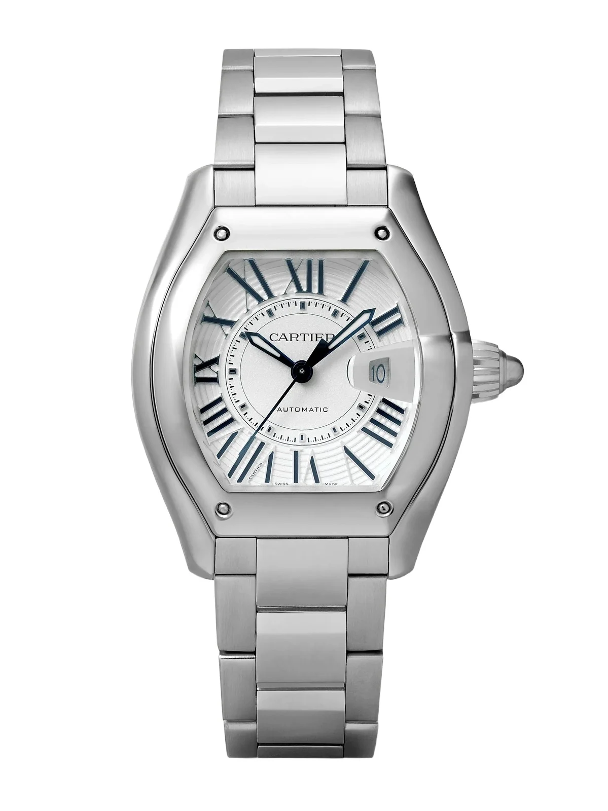 Cartier Roadster Medium Automatic Steel Watch