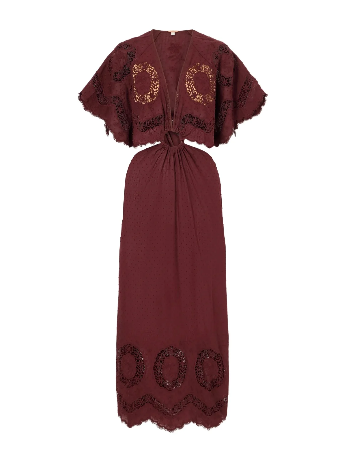 Paradise Crochet-knit Trimmed Cotton-blend Maxi Dress