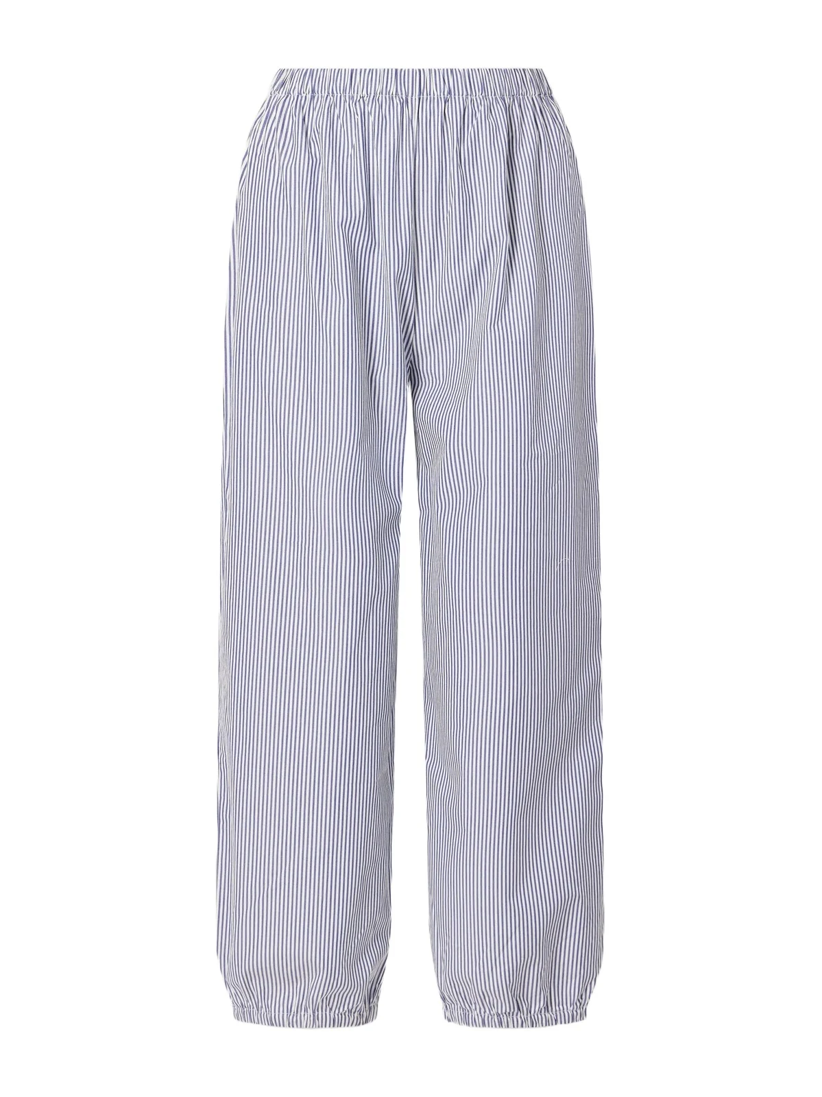 Striped Cotton-poplin Balloon Pants Striped Cotton-poplin Balloon Pants