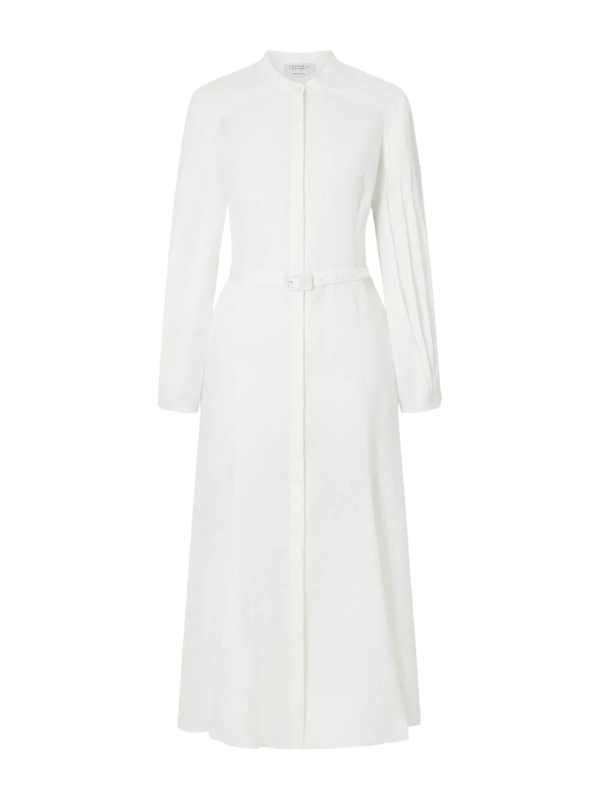 Lydia Belted Linen Midi Dress