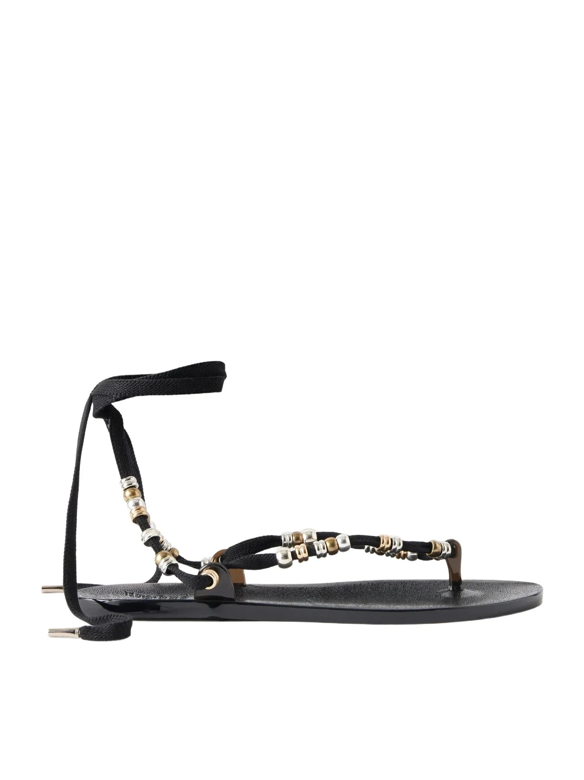 Ancient Greek Sandals Esther Bead-embellished Jelly Thong Sandals