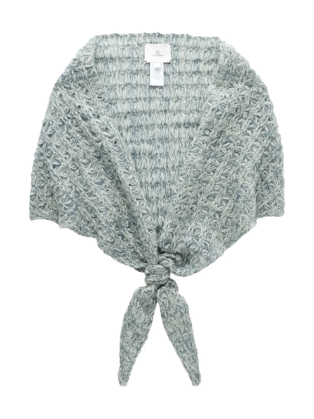 The Elder Statesman Cashmere And Silk-blend Scarf - Green