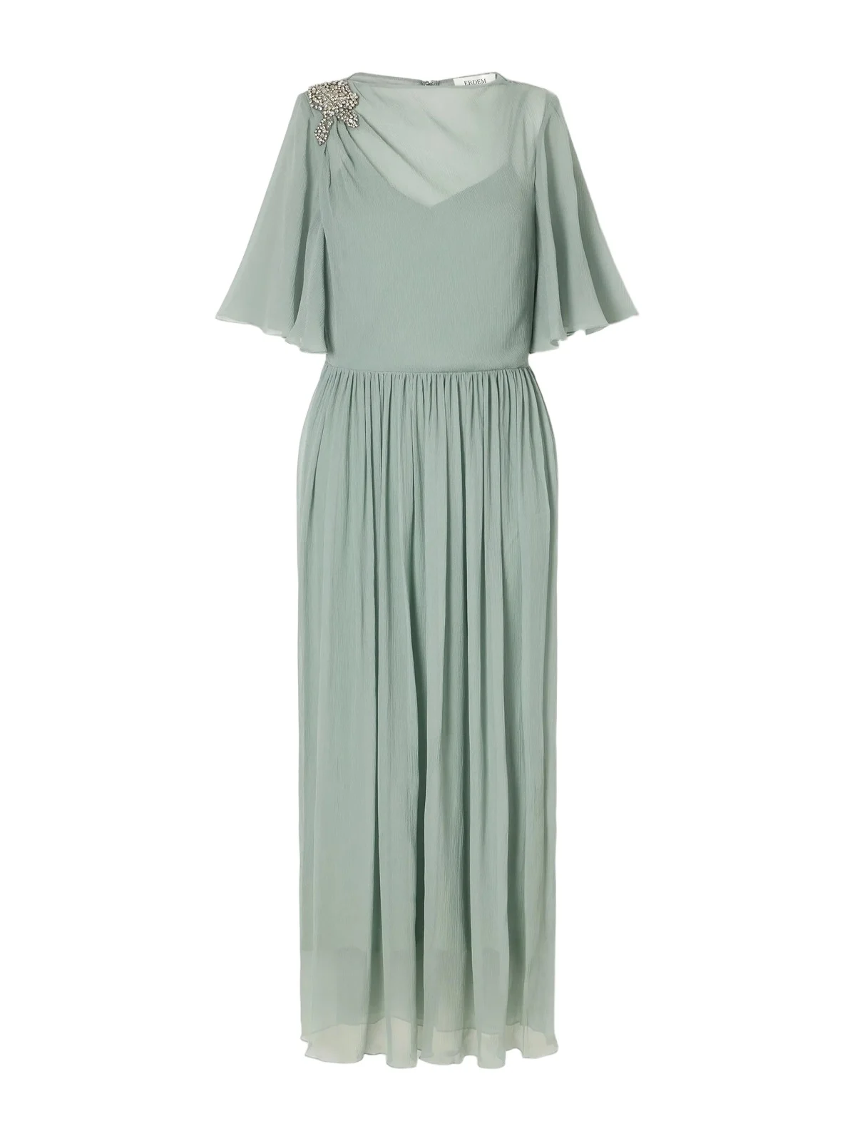 Crystal-embellished Silk Midi Dress Crystal-embellished Silk Midi Dress