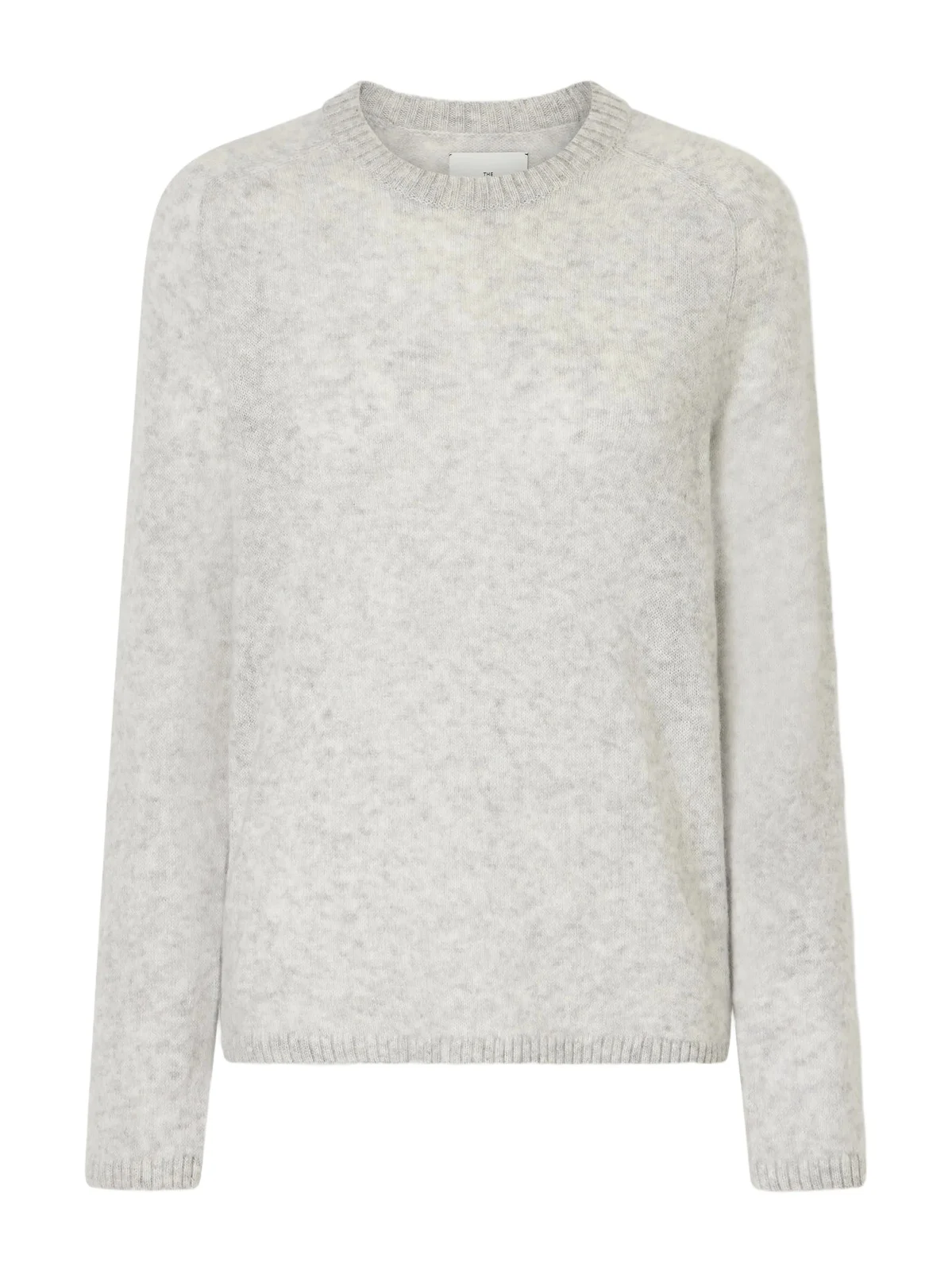 The Elder Statesman Nimbus Laurel Knitted Cashmere And Silk-blend Sweater - Gray