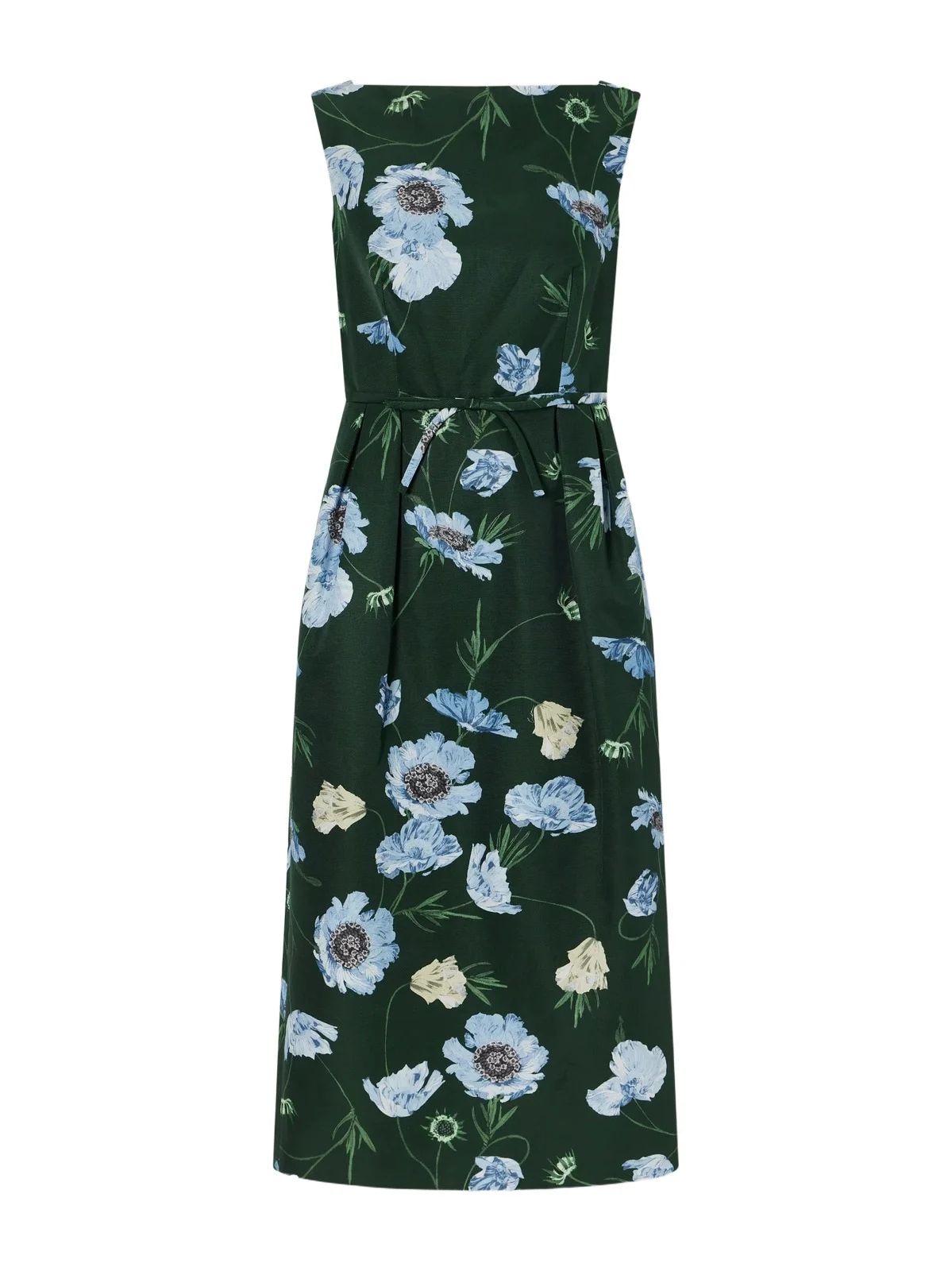 Floral-printed Cotton-blend Faille Midi Dress Floral-printed Cotton-blend Faille Midi Dress