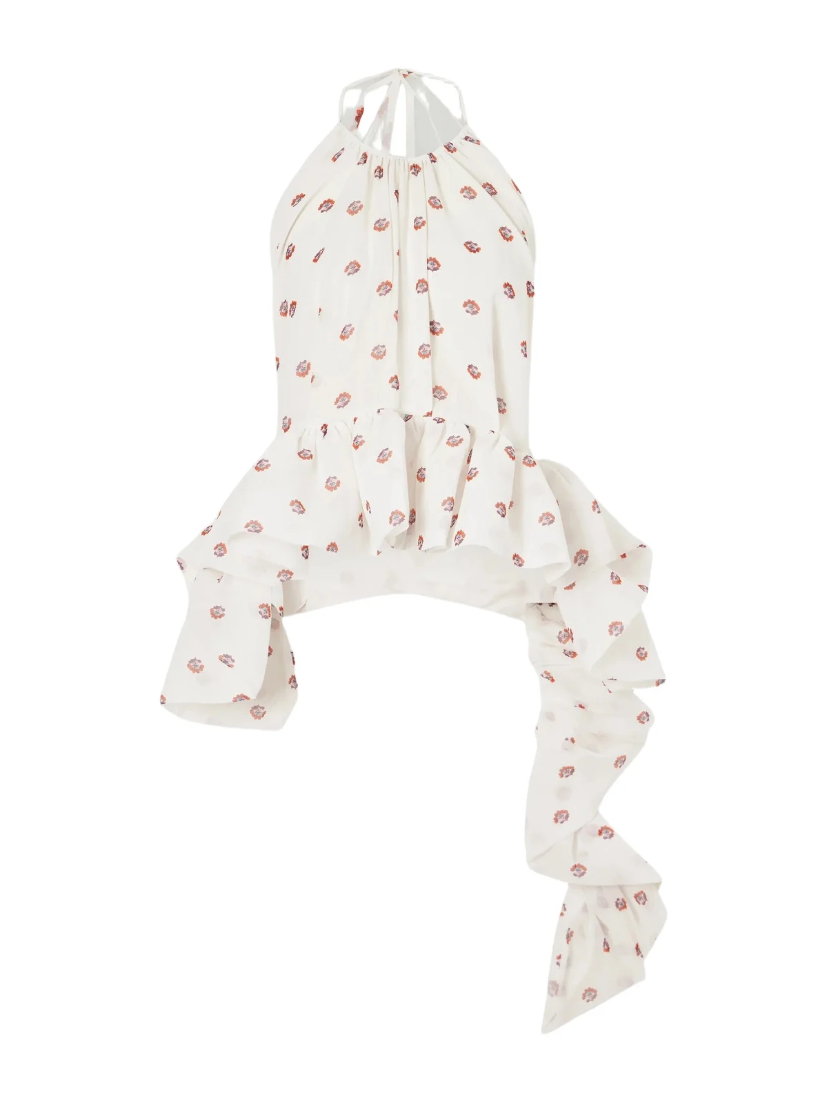 Tamara Silk-chiffon Peplum Blouse