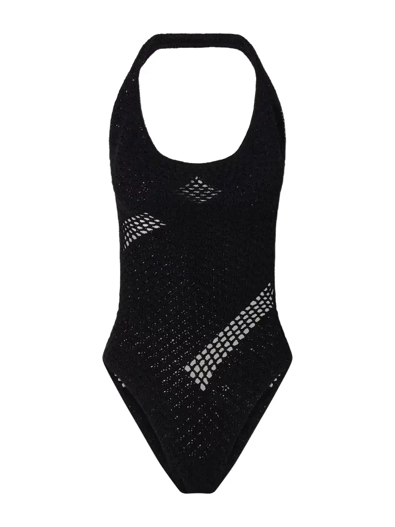 Suzie Kondi Rhea Crocheted Halterneck One-piece | Image 1 Suzie Kondi Rhea Crocheted Halterneck One-piece | Image 1
