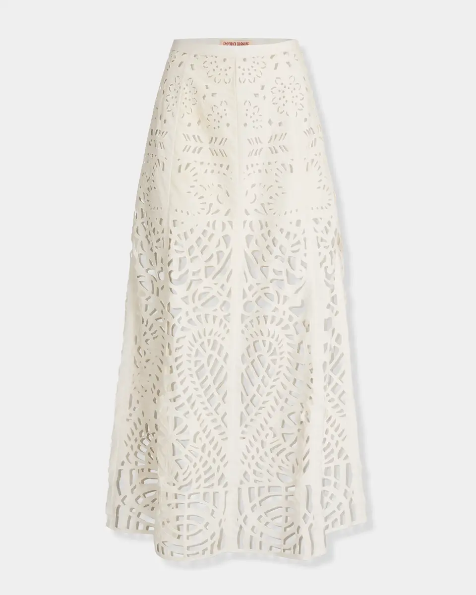 Emporio Sirenuse Rita Skirt in Brisé Cutwork | Thumbnail 6 Emporio Sirenuse Rita Skirt in Brisé Cutwork | Thumbnail 6