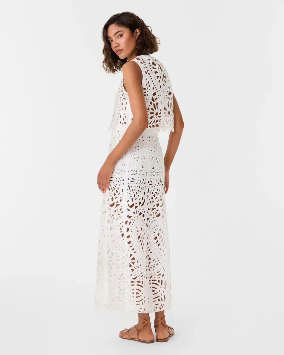 Emporio Sirenuse Rita Skirt in Brisé Cutwork | Thumbnail 9 Emporio Sirenuse Rita Skirt in Brisé Cutwork | Thumbnail 9