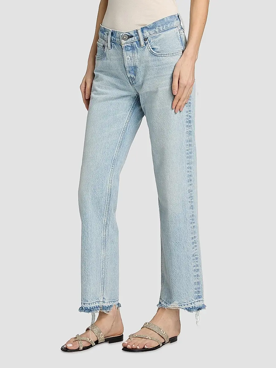 Moussy Vintage Women's Barrington Low-Rise Straight-Fit Jeans | Thumbnail 4