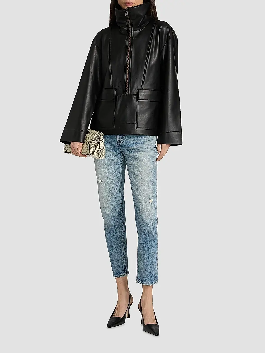 Moussy Vintage Women's Hackney Tapered Mid-Rise Jeans | Thumbnail 2 Moussy Vintage Women's Hackney Tapered Mid-Rise Jeans | Thumbnail 2