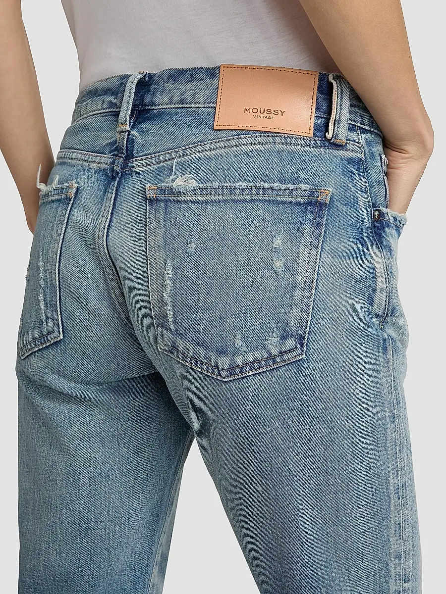 Moussy Vintage Women's Hackney Tapered Mid-Rise Jeans | Thumbnail 6 Moussy Vintage Women's Hackney Tapered Mid-Rise Jeans | Thumbnail 6