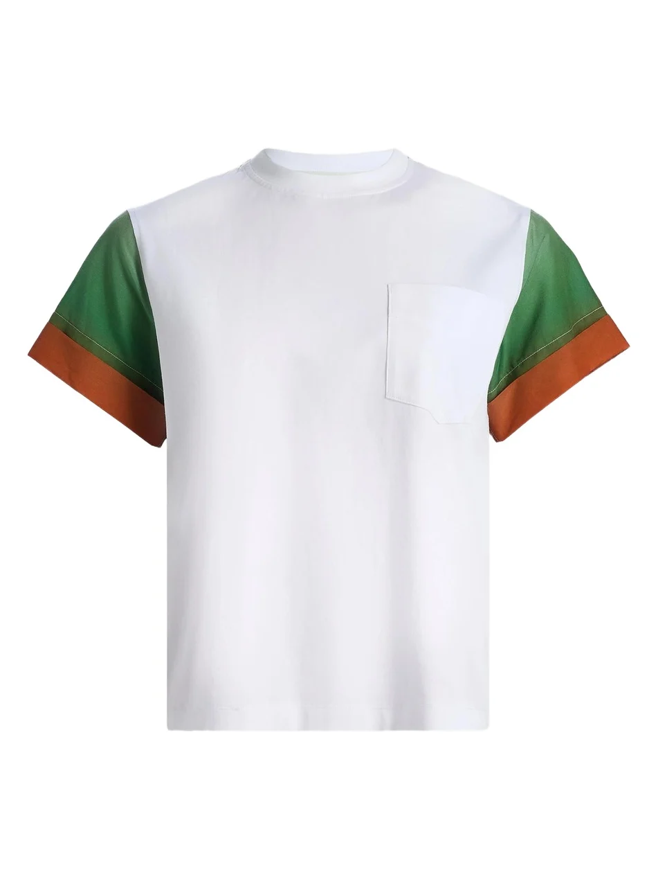 Women's Ombré Voile Combo T-Shirt Women's Ombré Voile Combo T-Shirt