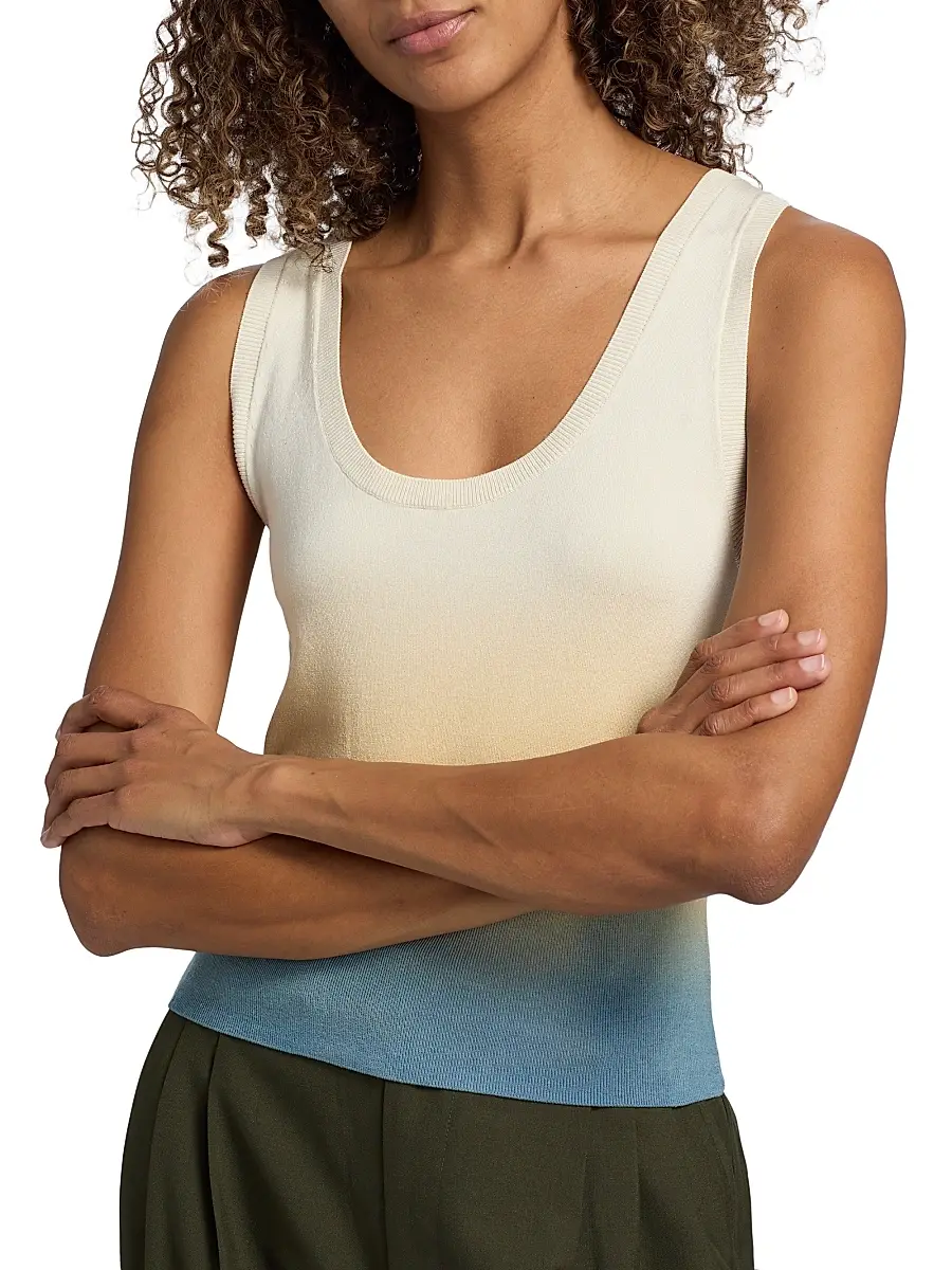 3.1 Phillip Lim Women's Ombré Knit Scoop Tank | Thumbnail 6 3.1 Phillip Lim Women's Ombré Knit Scoop Tank | Thumbnail 6