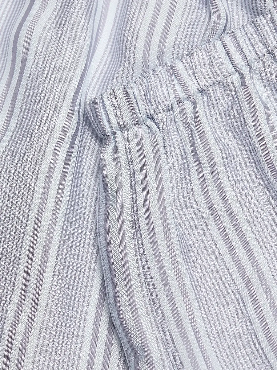 Frame Women's The Stripe Silk Lace-Trim Shorts | Thumbnail 7 Frame Women's The Stripe Silk Lace-Trim Shorts | Thumbnail 7