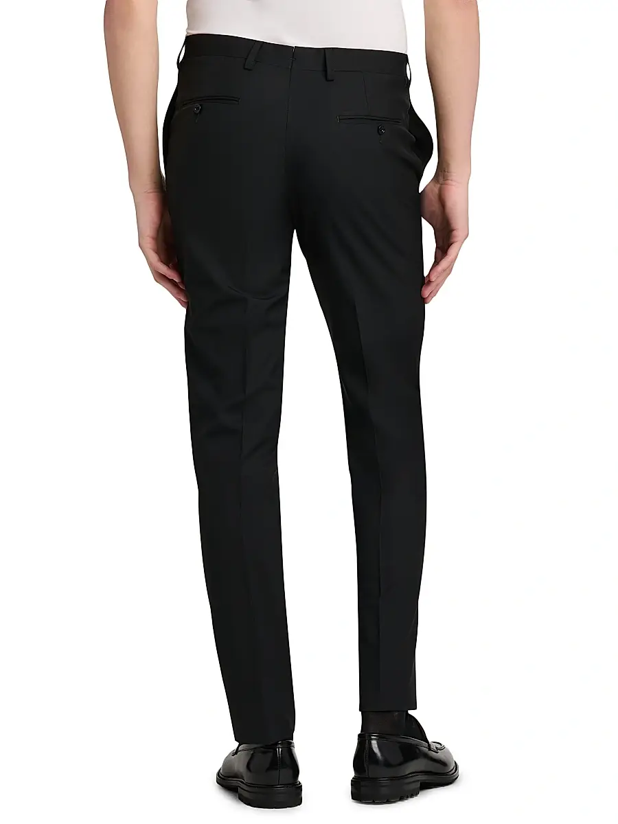 Kiton Men's Stretch-Cotton Slim-Fit Trousers | Thumbnail 3 Kiton Men's Stretch-Cotton Slim-Fit Trousers | Thumbnail 3