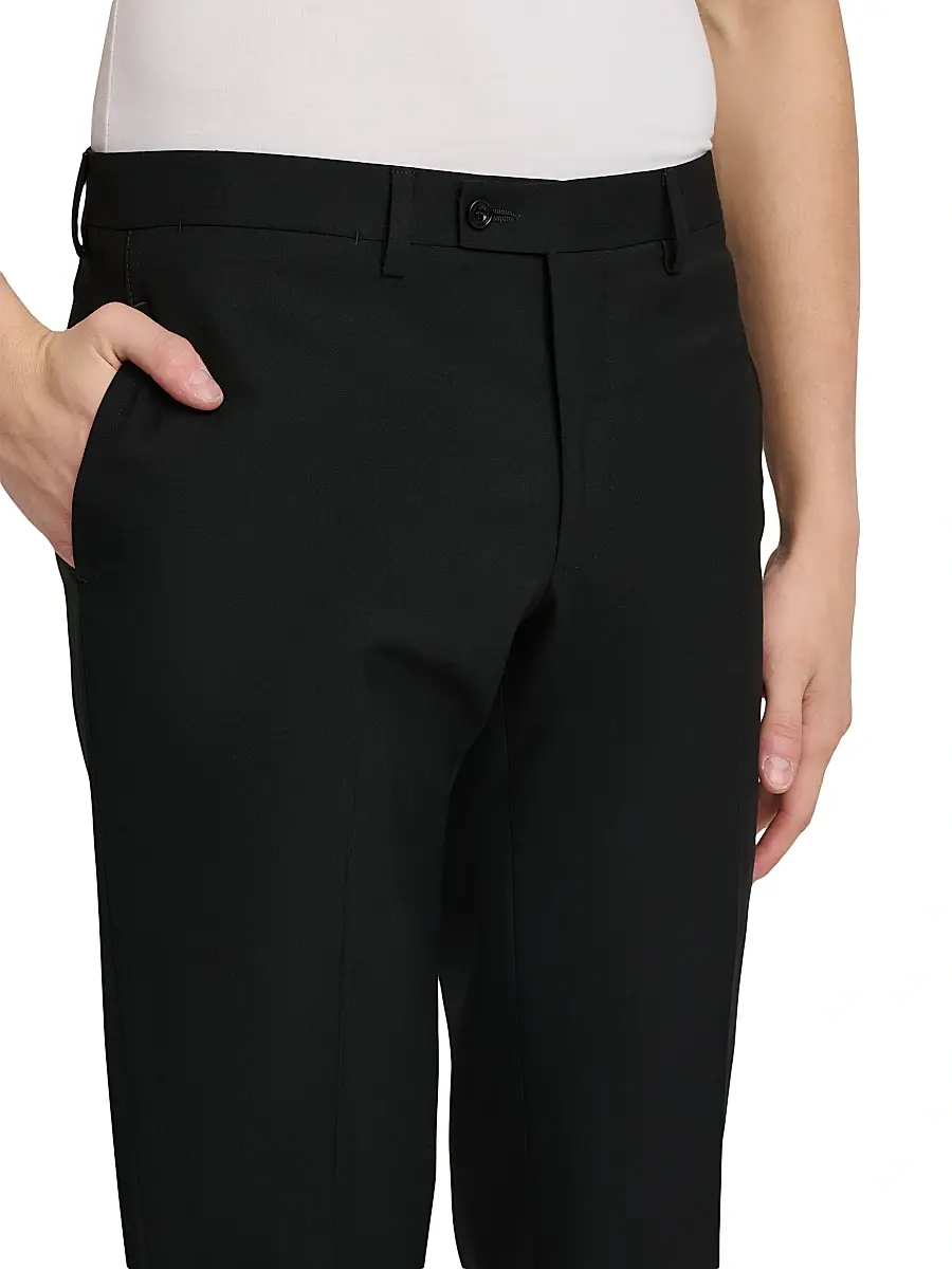 Kiton Men's Stretch-Cotton Slim-Fit Trousers | Thumbnail 4 Kiton Men's Stretch-Cotton Slim-Fit Trousers | Thumbnail 4