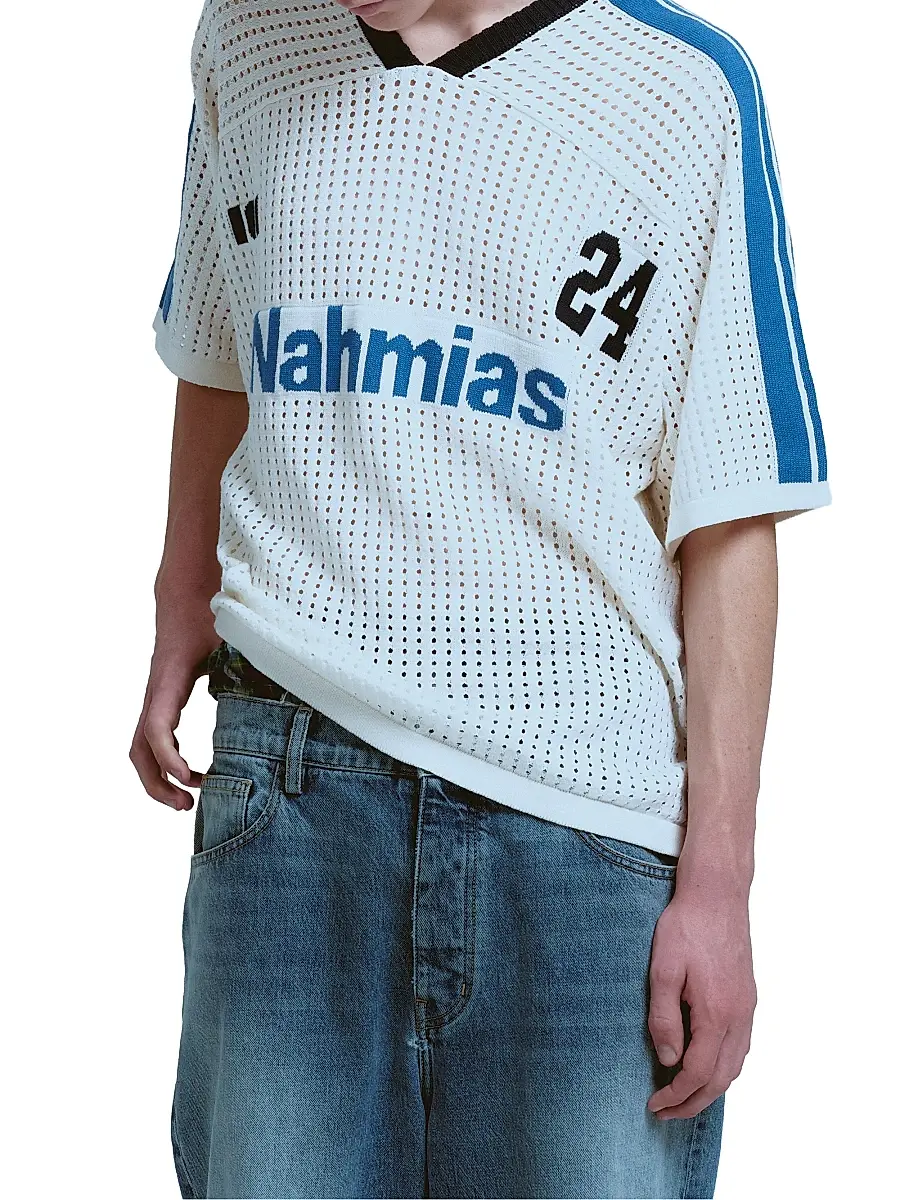Nahmias Men's Cotton Knit Soccer Jersey | Thumbnail 3 Nahmias Men's Cotton Knit Soccer Jersey | Thumbnail 3