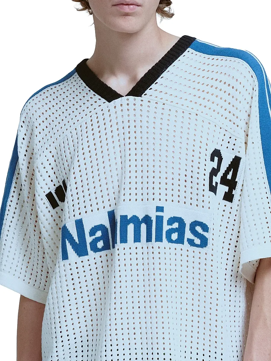 Nahmias Men's Cotton Knit Soccer Jersey | Thumbnail 5 Nahmias Men's Cotton Knit Soccer Jersey | Thumbnail 5