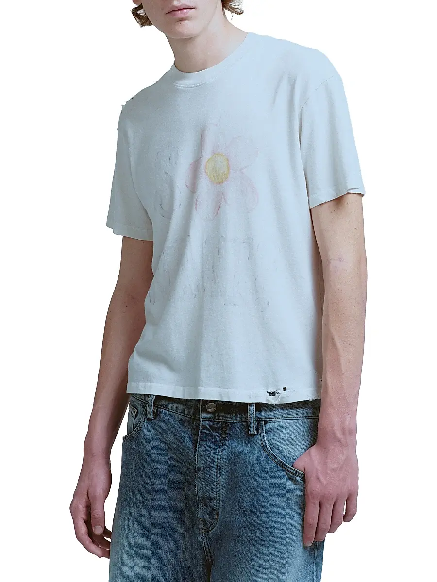 Nahmias Men's So What Fitted Cotton T-Shirt | Thumbnail 3