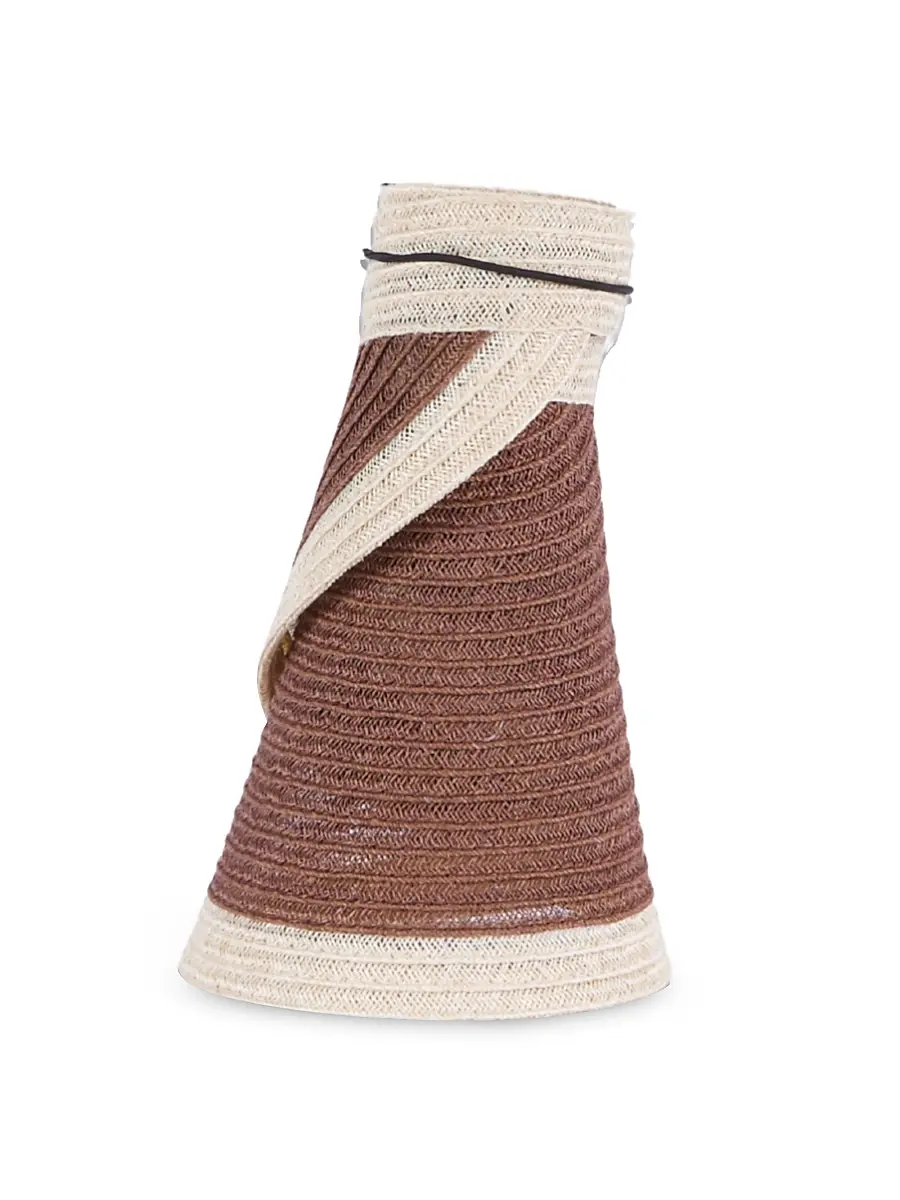 Eugenia Kim Women's Trixie Colorblocked Hemp-Blend Visor | Thumbnail 8 Eugenia Kim Women's Trixie Colorblocked Hemp-Blend Visor | Thumbnail 8