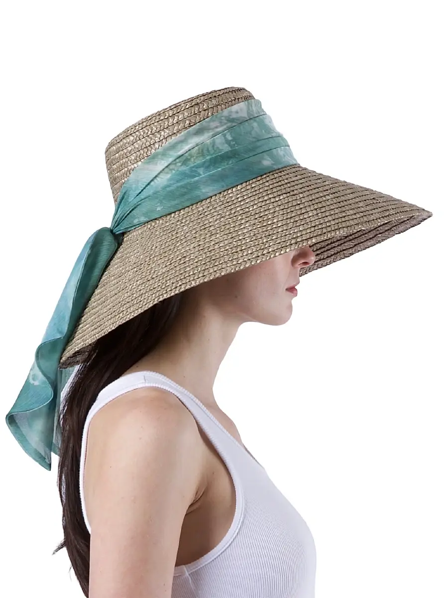 Eugenia Kim Women's Mirabel Wide-Brim Straw Sun Hat | Thumbnail 4 Eugenia Kim Women's Mirabel Wide-Brim Straw Sun Hat | Thumbnail 4