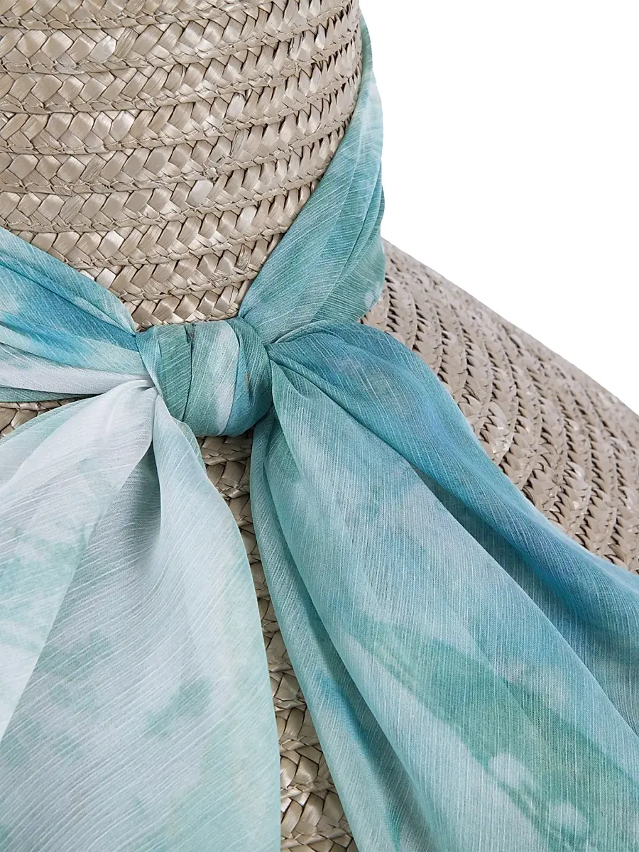 Eugenia Kim Women's Mirabel Wide-Brim Straw Sun Hat | Thumbnail 6 Eugenia Kim Women's Mirabel Wide-Brim Straw Sun Hat | Thumbnail 6