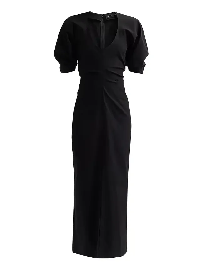 Women's Clarissa Stretch Cotton Midi-Dress