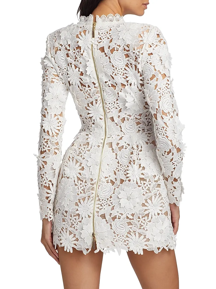 Bronx and Banco Women's Maia Lace Long-Sleeve Minidress | Thumbnail 5 Bronx and Banco Women's Maia Lace Long-Sleeve Minidress | Thumbnail 5