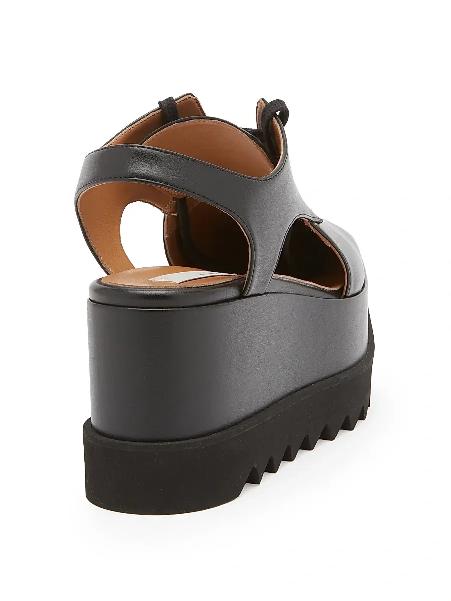 Stella McCartney Women's Elyse 75MM Cut-Out Platform Derbys | Thumbnail 3 Stella McCartney Women's Elyse 75MM Cut-Out Platform Derbys | Thumbnail 3
