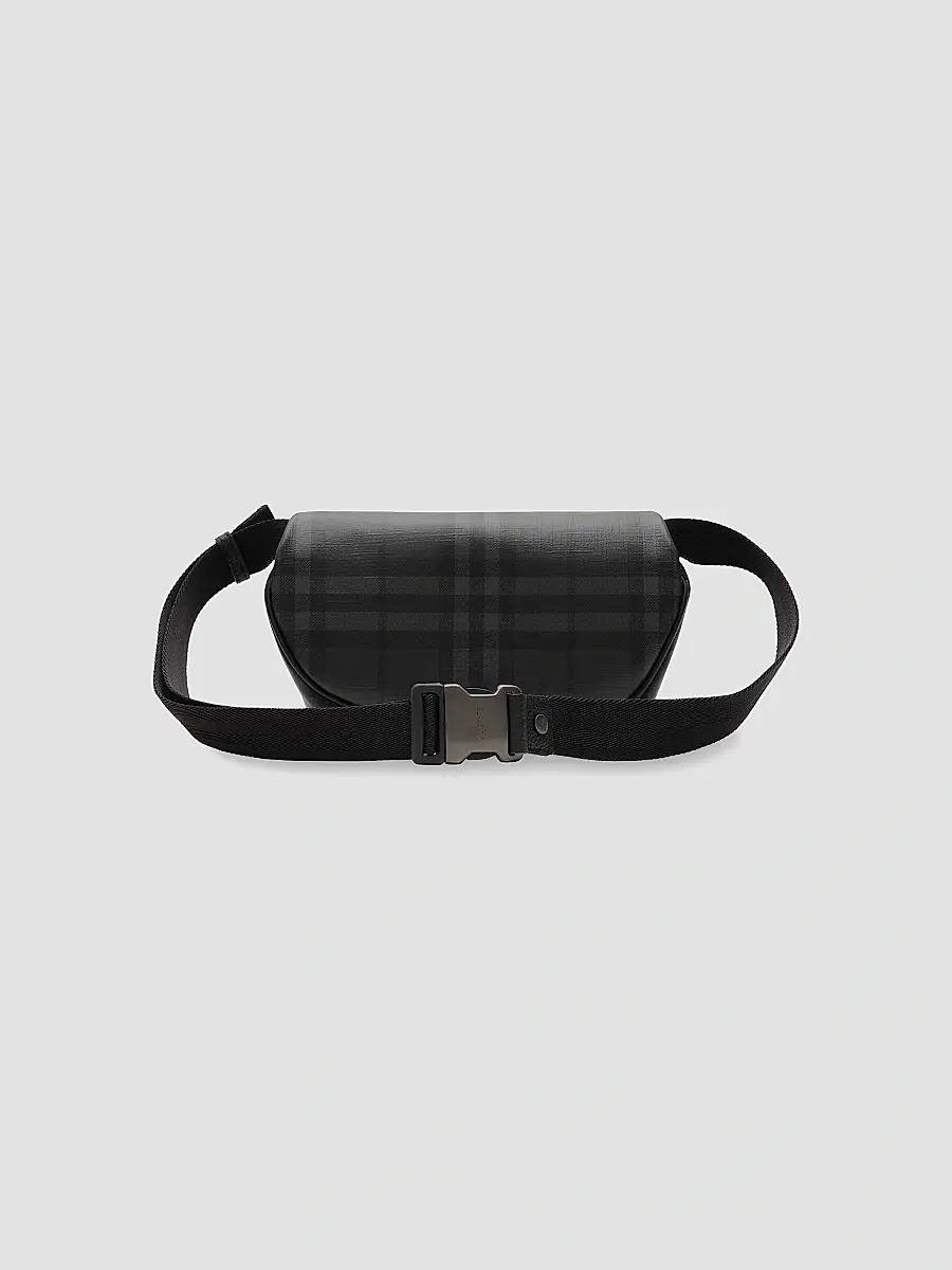 Burberry Men's ML Iron Check Belt Bag | Thumbnail 3 Burberry Men's ML Iron Check Belt Bag | Thumbnail 3