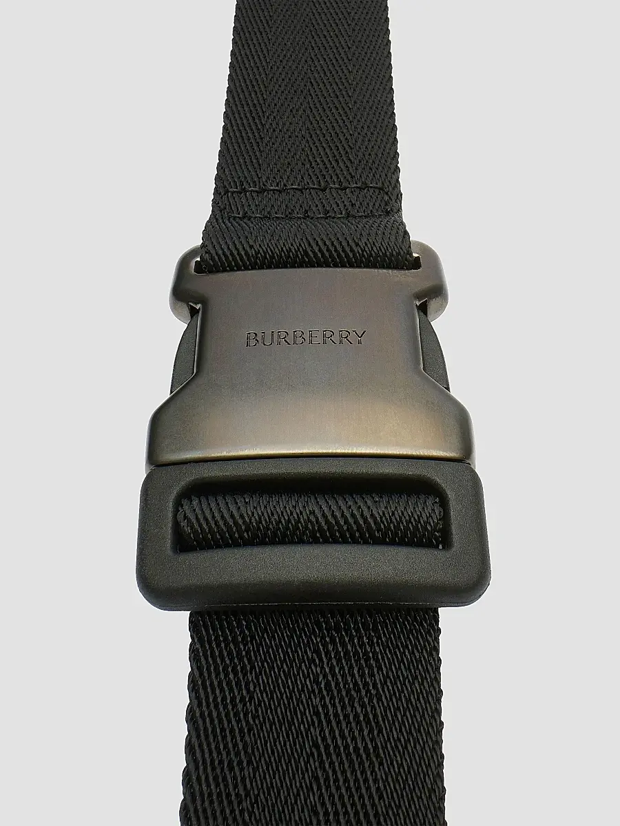 Burberry Men's Check Coated Canvas Belt Bag | Thumbnail 5 Burberry Men's Check Coated Canvas Belt Bag | Thumbnail 5
