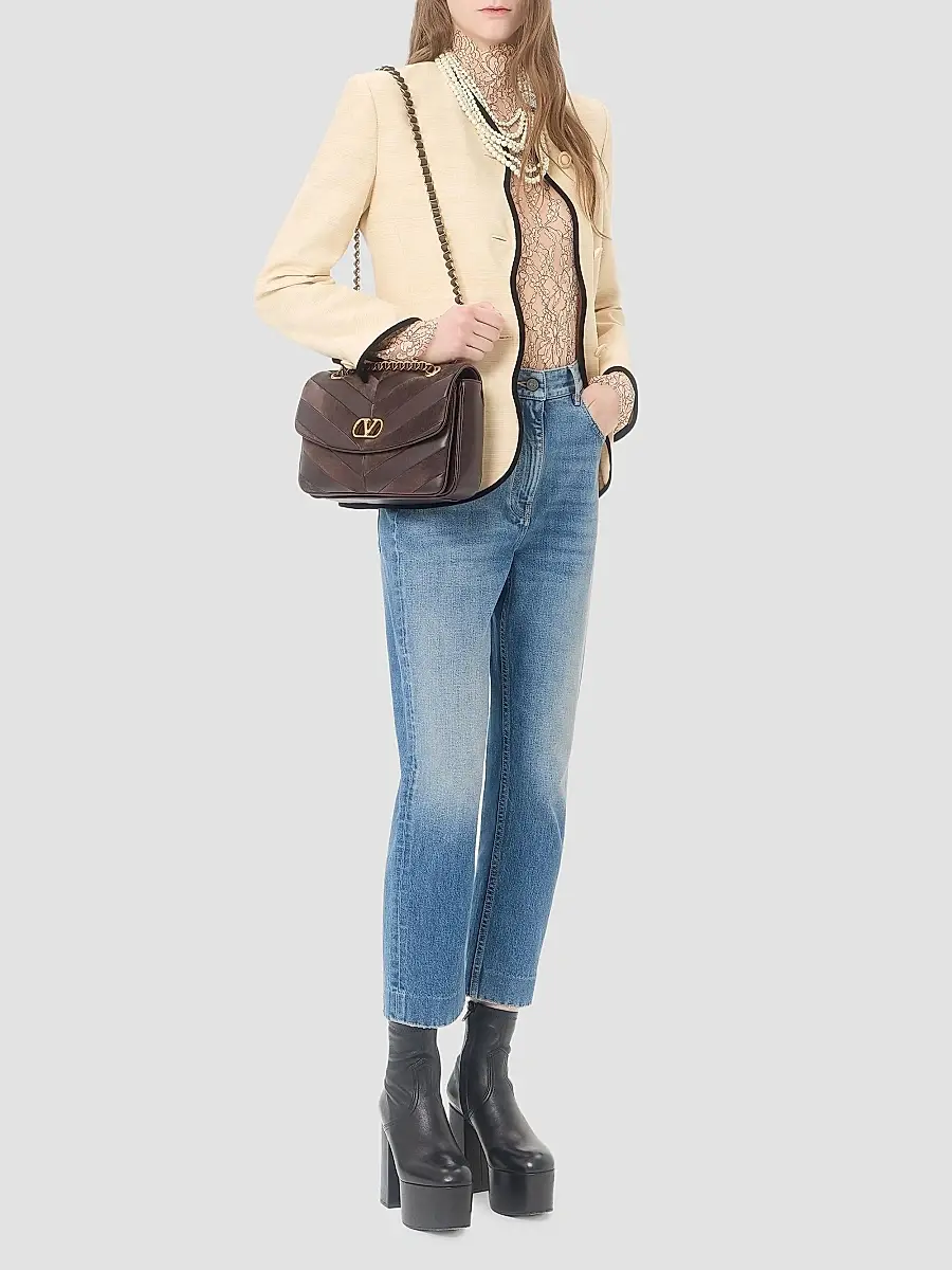 Valentino Women's Denim Pants | Thumbnail 2 Valentino Women's Denim Pants | Thumbnail 2