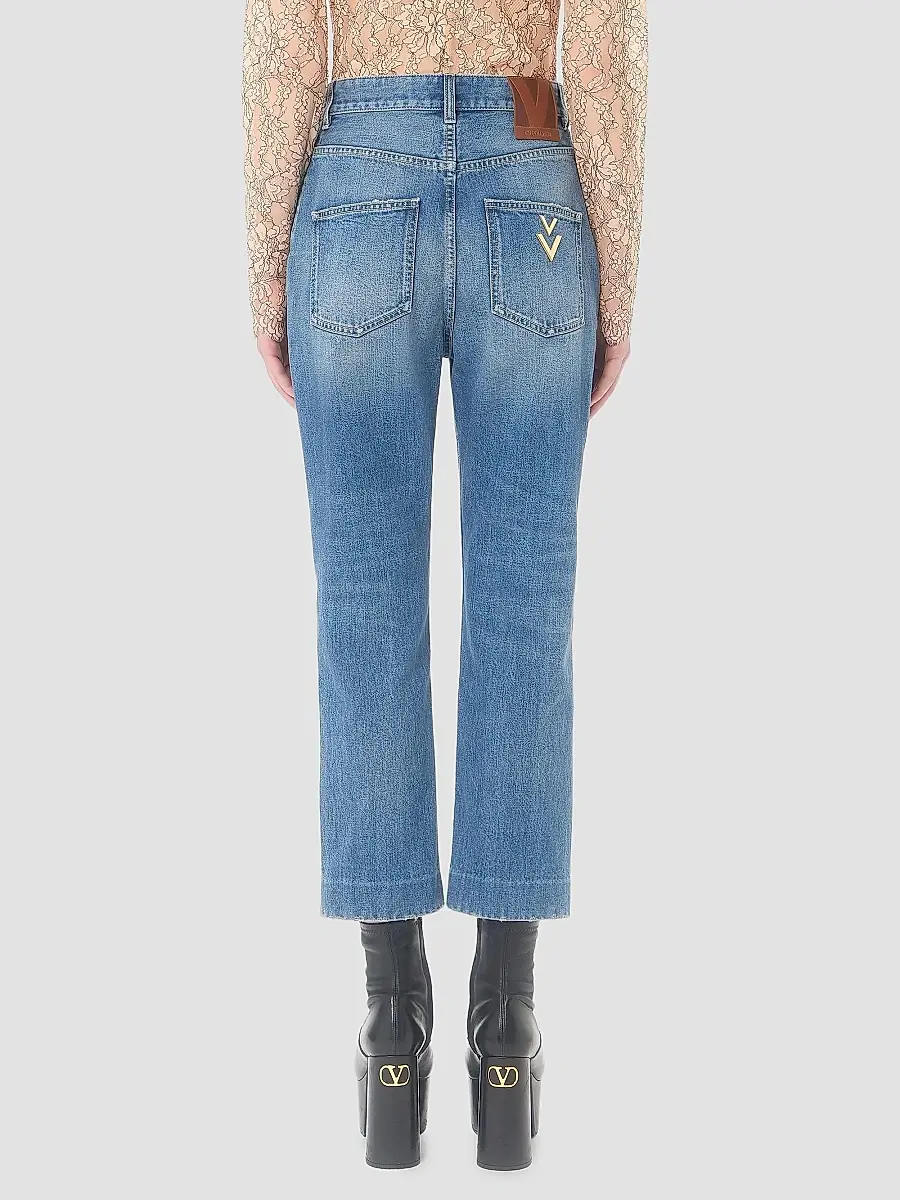 Valentino Women's Denim Pants | Thumbnail 5 Valentino Women's Denim Pants | Thumbnail 5