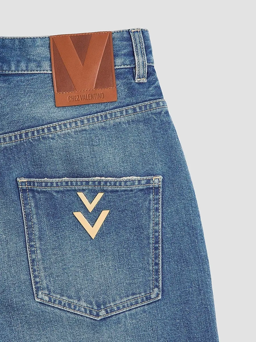 Valentino Women's Denim Pants | Thumbnail 6 Valentino Women's Denim Pants | Thumbnail 6