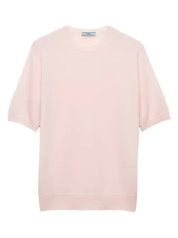 Women's Short-Sleeved Cashmere T-Shirt