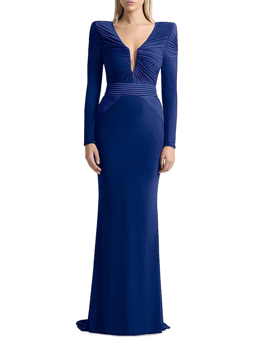 Zhivago Women's The Bloom Gathered Jersey Gown | Thumbnail 3 Zhivago Women's The Bloom Gathered Jersey Gown | Thumbnail 3