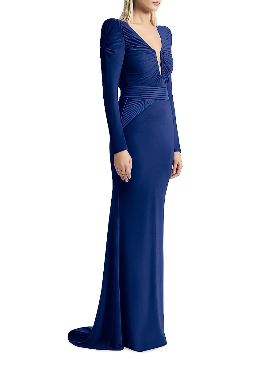 Zhivago Women's The Bloom Gathered Jersey Gown | Thumbnail 4 Zhivago Women's The Bloom Gathered Jersey Gown | Thumbnail 4