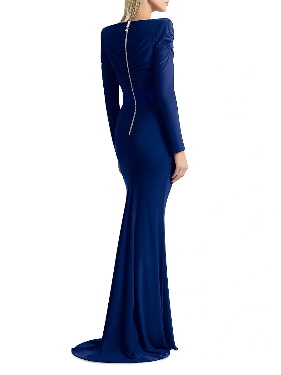 Zhivago Women's The Bloom Gathered Jersey Gown | Thumbnail 5 Zhivago Women's The Bloom Gathered Jersey Gown | Thumbnail 5