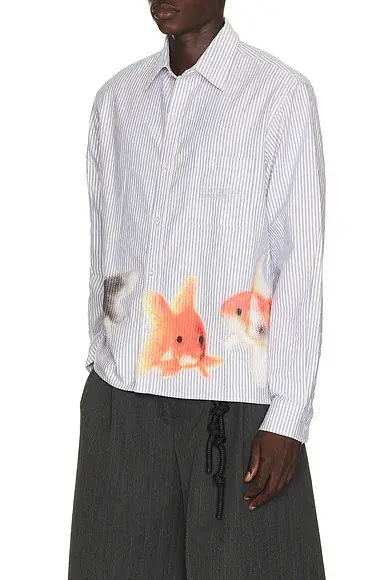 VANDYTHEPINK Goldfish Button Down Shirt | Thumbnail 2