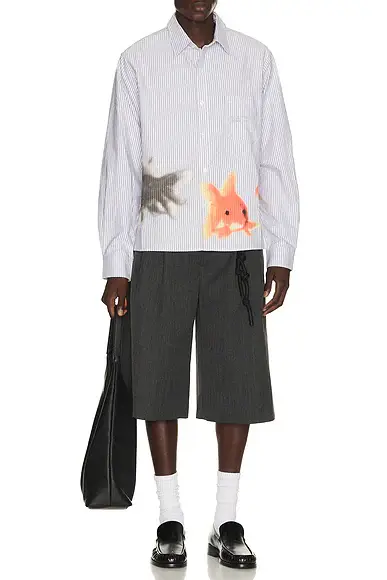 VANDYTHEPINK Goldfish Button Down Shirt | Thumbnail 4