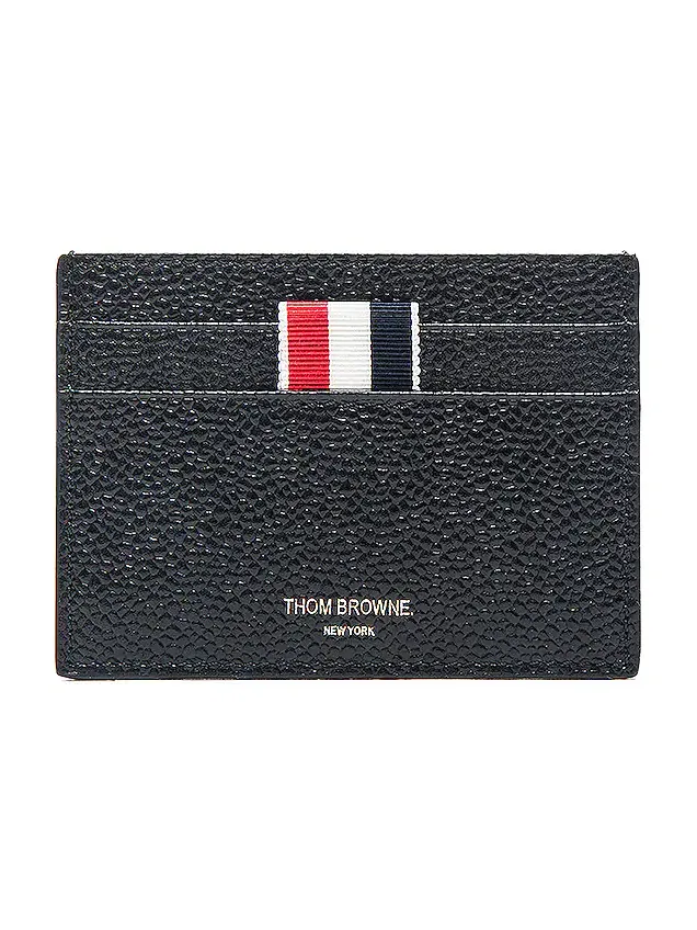 Thom Browne Pebble Grain Single Cardholder