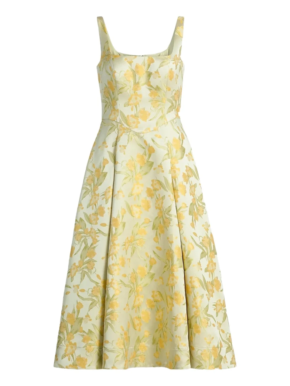 Women's Julie Floral-Jacquard Midi-Dress