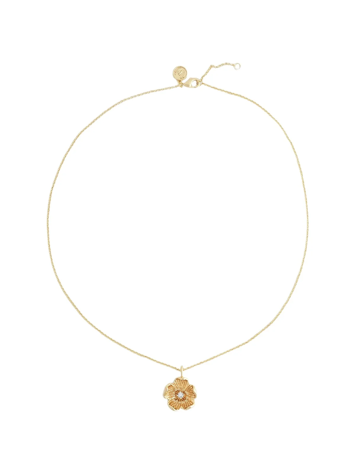 Women's Wildflowers 18K-Gold-Plated & Cubic Zirconia Pendant Necklace Women's Wildflowers 18K-Gold-Plated & Cubic Zirconia Pendant Necklace