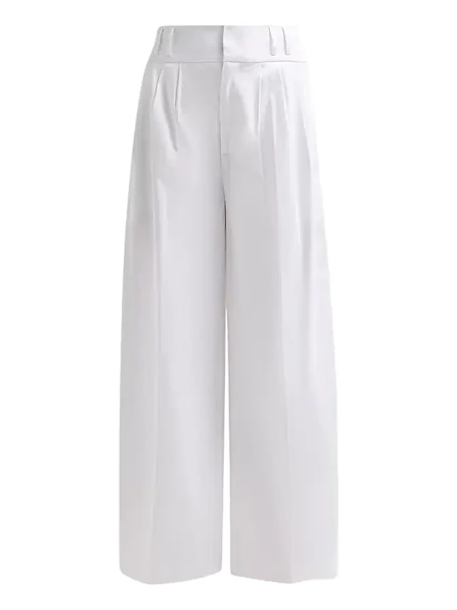 Women's Wilson Cotton High-Rise Wide-Leg Pants Women's Wilson Cotton High-Rise Wide-Leg Pants