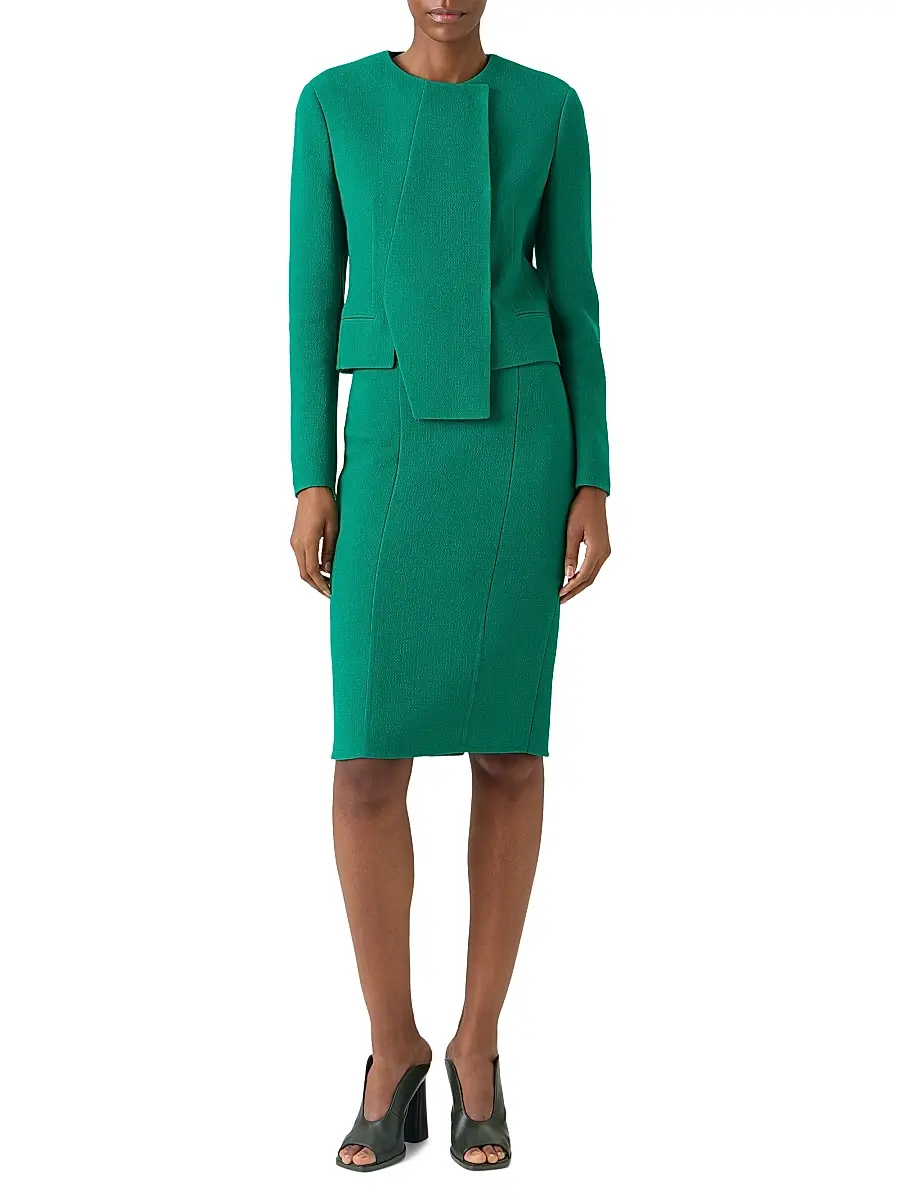Akris Women's Emilio Wool Short Jacket | Thumbnail 2